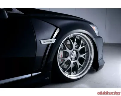 AimGain VIP Exe Front Ducted Fenders L+R FRP Lexus LS460 | LS600h Base 2012-2017 - AIM-VIPEXE-LS460/LS600HB-K-FF-FRP