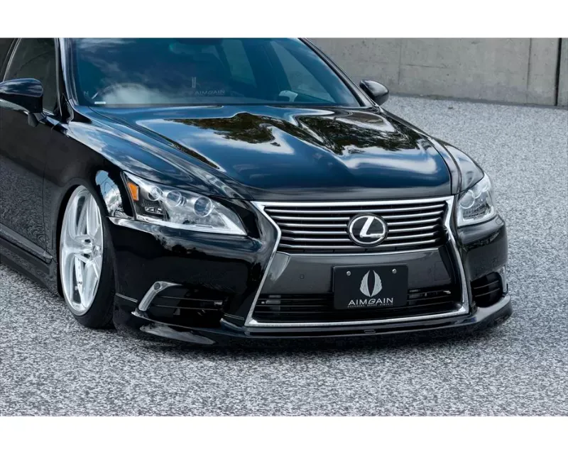 AimGain VIP Exe Front Half Spoiler FRP Lexus LS460 | LS600h Base 2012-2017 - AIM-VIPEXE-LS460/LS600HB-K-FHS-FRP