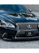 AimGain VIP Exe Front Half Spoiler FRP Lexus LS460 | LS600h Base 2012-2017                                     - AIM-VIPEXE-LS460/LS600HB-K-FHS-FRP - Image 3