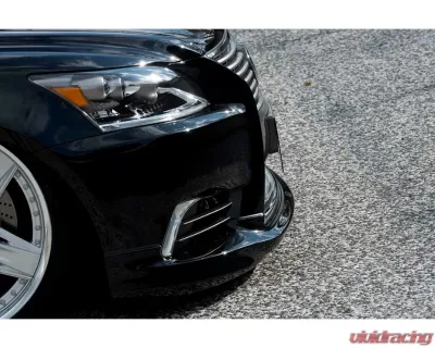 AimGain VIP Exe Front Half Spoiler FRP Lexus LS460 | LS600h Base 2012-2017 - AIM-VIPEXE-LS460/LS600HB-K-FHS-FRP