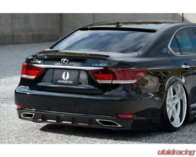 AimGain VIP Exe Rear Half Spoiler FRP Lexus LS460 | LS600h Base 2012-2017 - AIM-VIPEXE-LS460/LS600HB-K-RHS-FRP