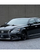 AimGain VIP Exe Front Half Spoiler FRP Lexus LS460 | LS600h F-Sport 2012-2017                                     - AIM-VIPEXE-LS460/LS600HFS-K-FHS-FRP - Image 2