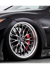 AimGain VIP Exe Front Ducted Fenders L+R Carbon Lexus LS500 | 500he 2020+                                     - AIM-VIPEXE-LS500B-K-FF-CF - Image 2