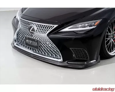 AimGain VIP Exe Front Lip Spoiler Carbon Lexus LS500 | 500he 2020+ - AIM-VIPEXE-LS500B-K-FLS-CF