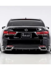 AimGain VIP Exe Rear Under Diffuser Type 2 Turbo Model FRP Lexus LS500 | 500he 2020+                                     - AIM-VIPEXE-LS500B-K-RUDT2-TM-FRP - Image 2