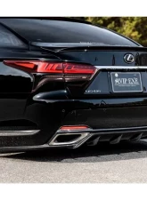 AimGain VIP Exe Rear Under Spoiler Hybrid Model Carbon Lexus LS500 | 500he 2020+                                     - AIM-VIPEXE-LS500B-K-RUS-HM-CF - Image 2