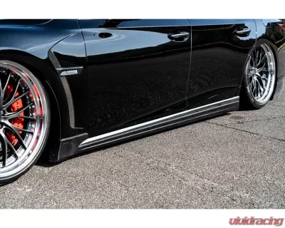 AimGain VIP Exe Side Spoilers L+R FRP Lexus LS500 | 500he 2020+ - AIM-VIPEXE-LS500B-K-SS-FRP