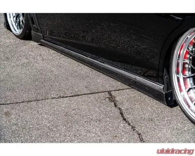 AimGain VIP Exe Side Spoilers L+R FRP Lexus LS500 | 500he 2020+ - AIM-VIPEXE-LS500B-K-SS-FRP