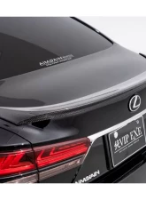 AimGain VIP Exe Trunk Spoiler Type 2 Carbon Lexus LS500 | 500he 2020+                                     - AIM-VIPEXE-LS500B-K-TST2-CF - Image 2