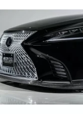 AimGain VIP Exe Front Lip Spoiler Carbon Lexus LS500 | 500he 2017-2020                                     - AIM-VIPEXE-LS500B-Z-FLS-CF - Image 2