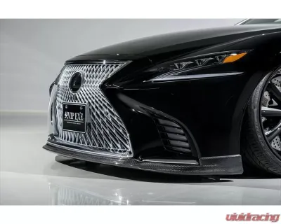 AimGain VIP Exe Front Lip Spoiler Carbon Lexus LS500 | 500he 2017-2020 - AIM-VIPEXE-LS500B-Z-FLS-CF