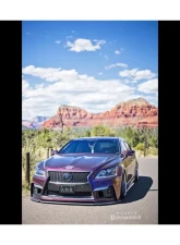 AimGain VIP GT Front Bumper FRP Lexus LS460 | LS600h F-Sport 2012-2017                                     - AIM-VIPGT-LS460/LS600HFS-K-FB-FRP - Image 3