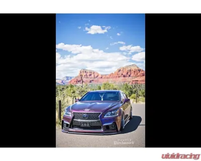 AimGain VIP GT Front Bumper FRP Lexus LS460 | LS600h F-Sport 2012-2017 - AIM-VIPGT-LS460/LS600HFS-K-FB-FRP