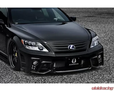 AimGain VIP GT Front Bumper FRP Lexus LS600h | LS600hL Base 2009-2012 - AIM-VIPGT-LS600H/HL-CH-FB-FRP