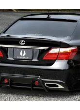 AimGain VIP GT Rear Bumper FRP Lexus LS600h | LS600hL Base 2009-2012                                     - AIM-VIPGT-LS600H/HL-CH-RB-FRP - Image 3