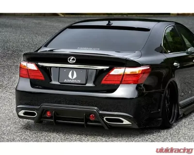 AimGain VIP GT Rear Bumper FRP Lexus LS600h | LS600hL Base 2009-2012 - AIM-VIPGT-LS600H/HL-CH-RB-FRP