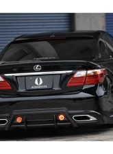 AimGain VIP GT Rear Bumper FRP Lexus LS600h | LS600hL Base 2009-2012                                     - AIM-VIPGT-LS600H/HL-CH-RB-FRP - Image 2