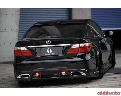 AimGain VIP GT Rear Bumper FRP Lexus LS600h | LS600hL Base 2009-2012 - AIM-VIPGT-LS600H/HL-CH-RB-FRP