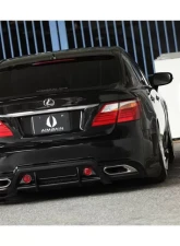 AimGain VIP GT Rear Bumper FRP Lexus LS600h | LS600hL Base 2009-2012                                     - AIM-VIPGT-LS600H/HL-CH-RB-FRP - Image 3
