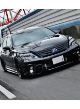 AimGain VIP GT Side Skirts FRP Lexus LS600h | LS600hL Base 2009-2012                                     - AIM-VIPGT-LS600H/HL-CH-SS-FRP - Image 3