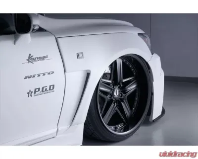 AimGain VIP GT Front Over Fenders Type 1 L+R Set FRP Lexus LS460 | LS600h F-Sport 2012-2017 - AIM-VIPGTT1-LS460/LS600HFS-K-FOFT1-FRP