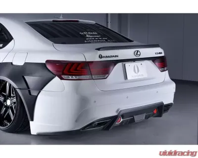 AimGain VIP GT Rear Bumper FRP Lexus LS460 | LS600h F-Sport 2012-2017 - AIM-VIPGTT1-LS460/LS600HFS-K-RB-FRP