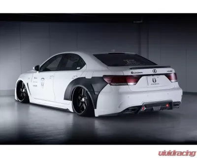 AimGain VIP GT Rear Bumper FRP Lexus LS460 | LS600h F-Sport 2012-2017 - AIM-VIPGTT1-LS460/LS600HFS-K-RB-FRP