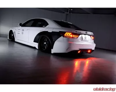 AimGain VIP GT Rear Bumper FRP Lexus LS460 | LS600h F-Sport 2012-2017 - AIM-VIPGTT1-LS460/LS600HFS-K-RB-FRP