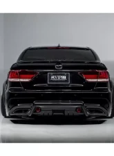 AimGain VIP GT Rear Bumper FRP Lexus LS460 | LS600h F-Sport 2012-2017                                     - AIM-VIPGTT2-LS460/LS600HFS-K-RB-FRP - Image 3
