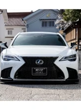 AimGain VIP Sport Front Lip Spoiler Carbon Lexus LS500 | 500h F-Sport 2020+                                     - AIM-VIPS-LS500FS-K-FLS-CF - Image 2