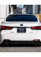 AimGain VIP Sport Rear Under Spoiler Hybrid Model Carbon Lexus LS500 | 500h F-Sport 2020+                                     - AIM-VIPS-LS500FS-K-RUS-HM-CF - Image 2