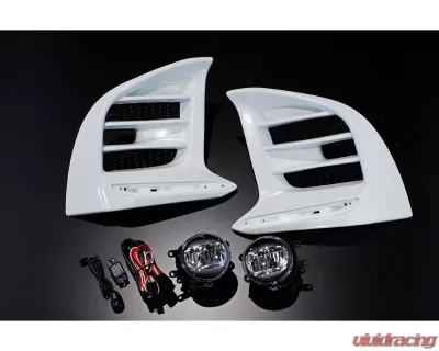 AimGain VIP Sport Led Fog Lights Insert Kit L+R Lexus LS500 | 500h F-Sport 2017-2020 - AIM-VIPS-LS500FS-Z-FLIK-FRP