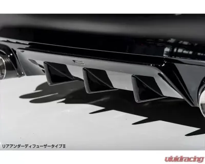 AimGain Pure VIP Rear Under Diffuser Type 2 FRP Lexus GS450h | 350 | 250 | 300h Zenki 2011-2015 - AIMGAIN-PVIP-10GS-Z-RUDT2-FRP
