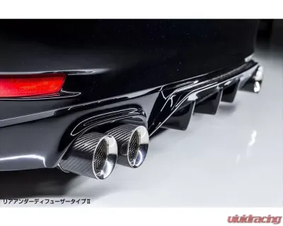 AimGain Pure VIP Rear Under Diffuser Type 2 FRP Lexus GS450h | 350 | 250 | 300h Zenki 2011-2015 - AIMGAIN-PVIP-10GS-Z-RUDT2-FRP