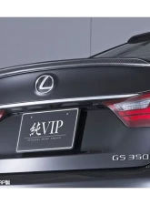 AimGain Pure VIP Trunk Spoiler Carbon Lexus GS450h | 350 | 250 | 300h Zenki 2011-2015                                     - AIMGAIN-PVIP-10GS-Z-TS-CF - Image 2