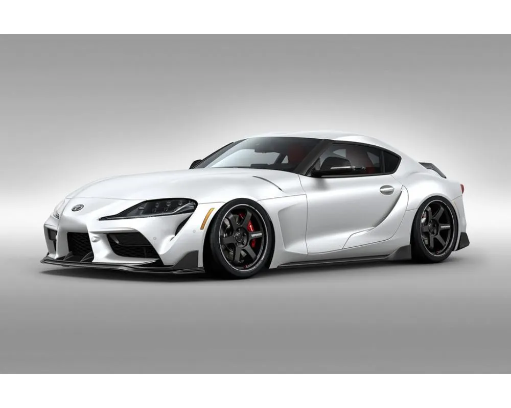 AimGain FRP Front Under Spoiler Toyota Sport V2 GR Supra A91 | A90 2020-2024 - AIM-SPV2-A90-FUS-FRP