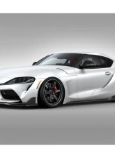 AimGain Carbon Fiber Side Skirt Toyota Sport V2 GR Supra A91 | A90 2020-2024                                     - AIM-SPV2-A90-SS-CF - Image 6