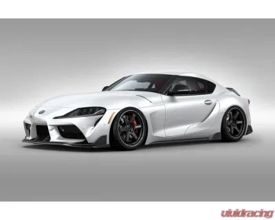 AimGain Carbon Fiber Side Skirt Toyota Sport V2 GR Supra A91 | A90 2020-2024 - AIM-SPV2-A90-SS-CF
