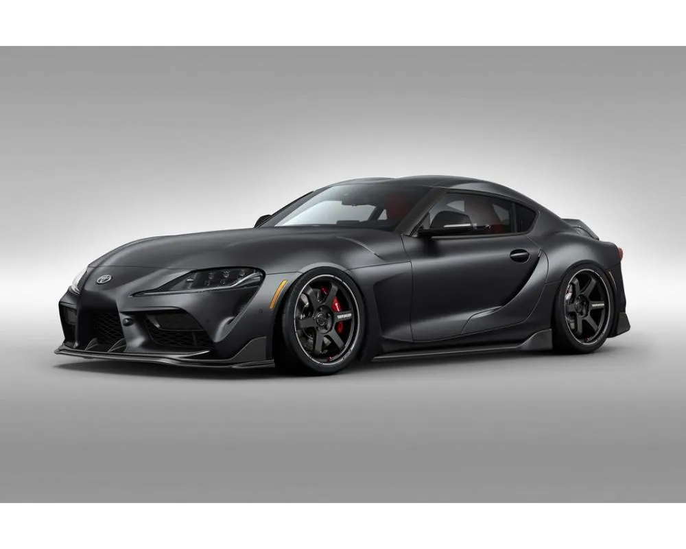 Aimgain AIM-SPV2-A90-SS-CF Carbon Fiber Side Skirt for 2020-2024 Supra