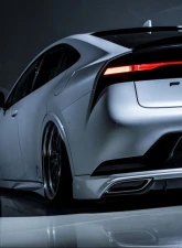 AimGain Rear Skirt w/ Type A Muffler Extension Toyota Prius MXWH60 2023-2024                                     - mxwh60-Rear skirt-aimgain hybrid-3 - Image 13