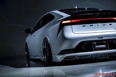 AimGain Rear Skirt w/ Type A Muffler Extension Toyota Prius MXWH60 2023-2024 - mxwh60-Rear skirt-aimgain hybrid-3