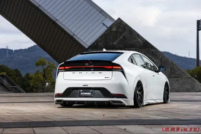 AimGain Rear Skirt w/ Type A Muffler Extension Toyota Prius MXWH60 2023-2024 - mxwh60-Rear skirt-aimgain hybrid-3