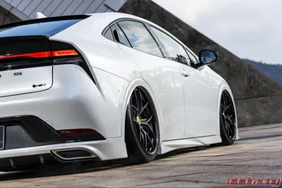 AimGain Rear Skirt w/ Type A Muffler Extension Toyota Prius MXWH60 2023-2024 - mxwh60-Rear skirt-aimgain hybrid-3