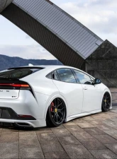 AimGain Rear Skirt w/ Type A Muffler Extension Toyota Prius MXWH60 2023-2024                                     - mxwh60-Rear skirt-aimgain hybrid-3 - Image 16