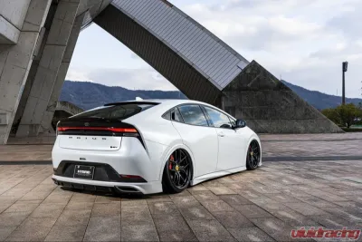 AimGain Rear Skirt w/ Type A Muffler Extension Toyota Prius MXWH60 2023-2024 - mxwh60-Rear skirt-aimgain hybrid-3