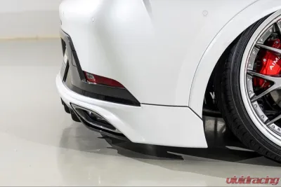 AimGain Rear Skirt w/ Type A Muffler Extension Toyota Prius MXWH60 2023-2024 - mxwh60-Rear skirt-aimgain hybrid-3