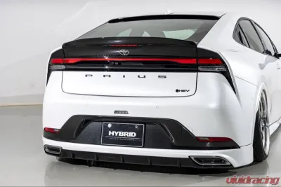 AimGain Rear Skirt w/ Type A Muffler Extension Toyota Prius MXWH60 2023-2024 - mxwh60-Rear skirt-aimgain hybrid-3