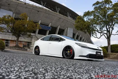 AimGain Sport FRP Side Under Spoiler Skirts Toyota Prius MXWH60 2023-2024 - MXWH60- Side under spoiler - aimgain sport-2