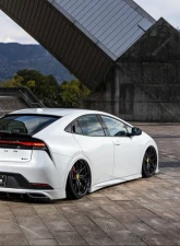 AimGain Sport FRP Side Under Spoiler Skirts Toyota Prius MXWH60 2023-2024                                     - MXWH60- Side under spoiler - aimgain sport-2 - Image 14