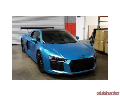 APR Performance GTC-500 Carbon Fiber Adjustable Wing 71" w/ Carbon Fiber Trunk Panel Replacement Audi R8 2016-2022 - AS-107168